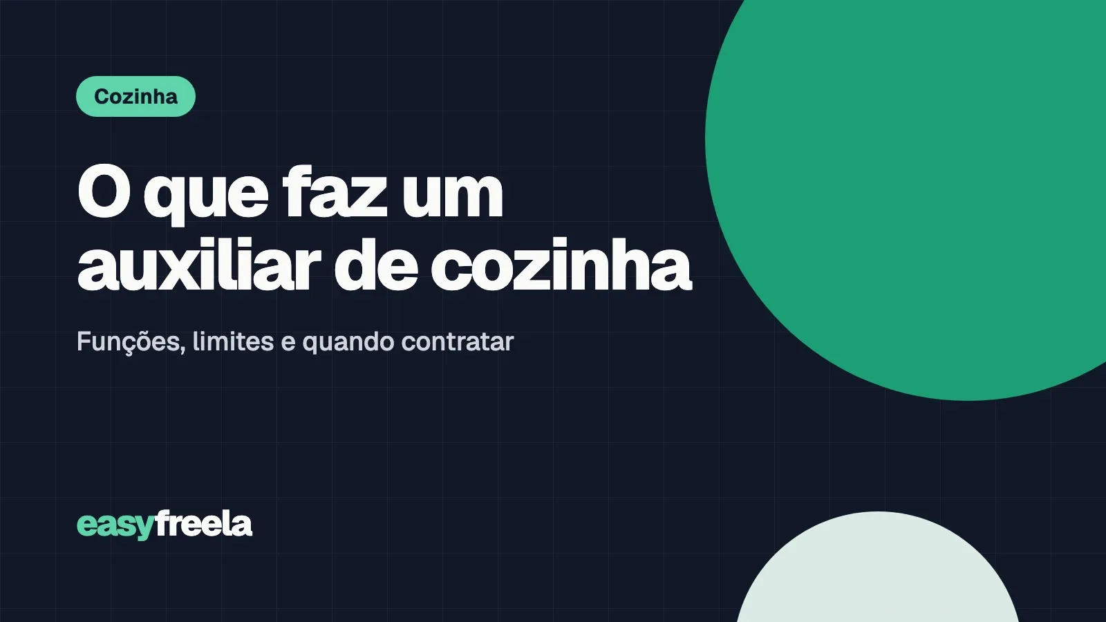 Capa do guia O que faz um auxiliar de cozinha