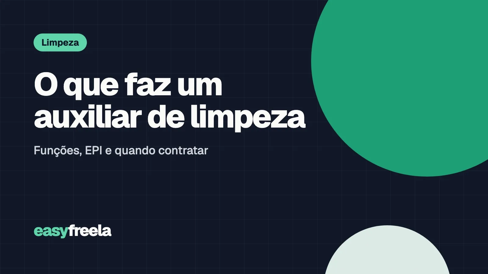 Capa do guia O que faz um auxiliar de limpeza: funções